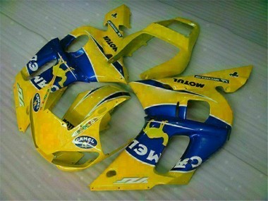 Amarelo Azul Abs Kits Carenagem Yamaha R6 98-02