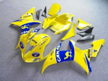 Amarelo Azul Motul Camelo Carenagem Yamaha R6 03-05