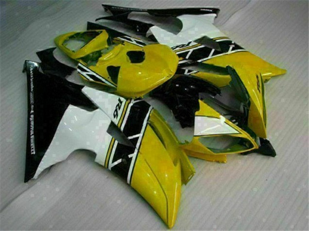 Amarelo Branco Carenagem Yamaha R6 08-16