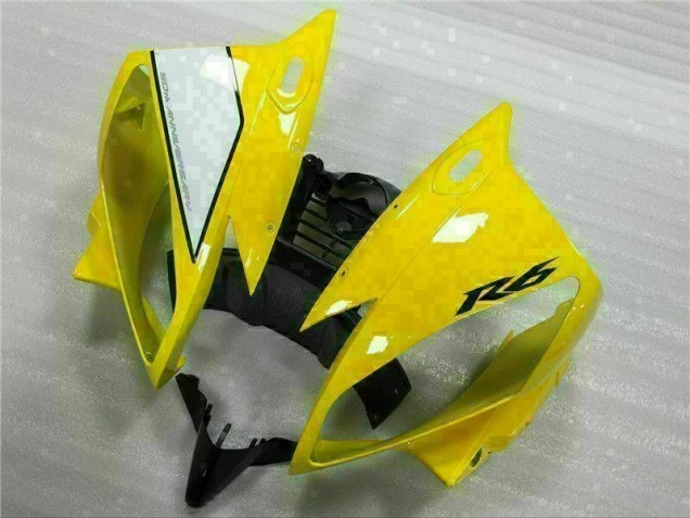 Amarelo Branco Preto Plásticos Yamaha R6 06-07