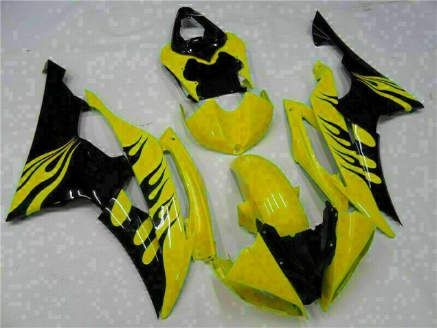 Amarelo Carenagem Yamaha R6 08-16