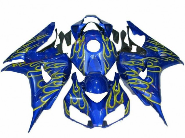 Amarelo Chama Azul Carenagem Honda CBR 1000RR 08-11 Amarelo Chama Azul Carenagem Honda CBR 1000RR 08-11