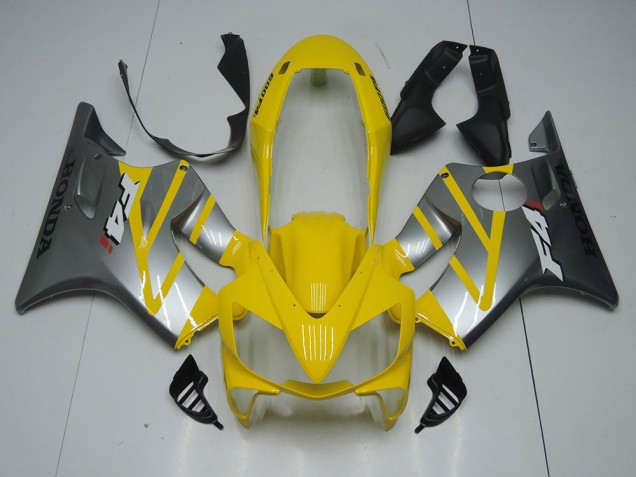 Amarelo Cinzento Kit Carenagem Honda CBR 600 F4i 04-07