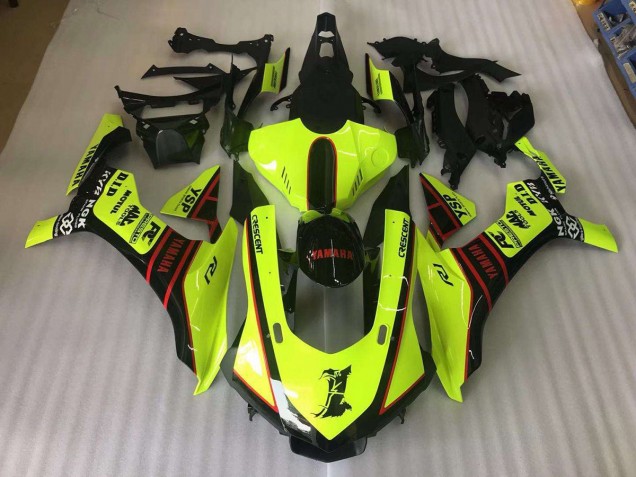 Amarelo Dragon Decalques Carenagem Yamaha R1 15-19 Amarelo Dragon Decalques Carenagem Yamaha R1 15-19