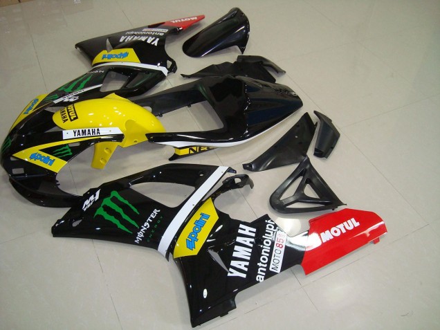 Amarelo Monster Abs Kits Carenagem Yamaha R1 00-01 Amarelo Monster Abs Kits Carenagem Yamaha R1 00-01