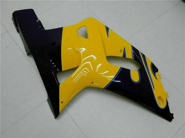 Amarelo Plástico Suzuki GSXR 600 / 750 K1 K2 K3 01-03 Amarelo Plástico Suzuki GSXR 600 / 750 K1 K2 K3 01-03