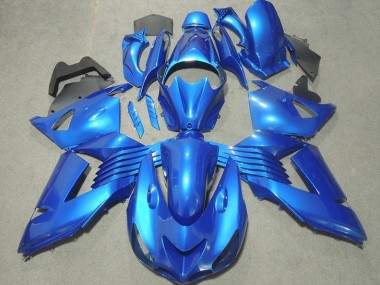 Azul Abs Kit Completos Carenagem Kawasaki ZX14R ZZR 1400 06-11