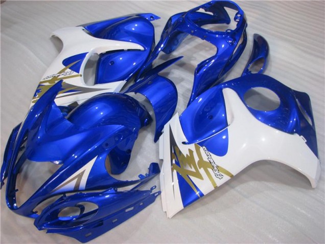 Azul Branco Abs Kit Carenagem & Plásticos Suzuki GSXR 1300 Hayabusa 08-19 Azul Branco Abs Kit Carenagem & Plásticos Suzuki GSXR 1300 Hayabusa 08-19