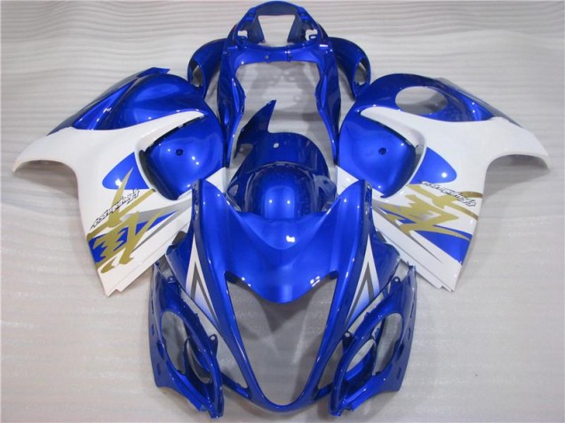 Azul Branco Abs Kit Carenagem & Plásticos Suzuki GSXR 1300 Hayabusa 08-19 Azul Branco Abs Kit Carenagem & Plásticos Suzuki GSXR 1300 Hayabusa 08-19