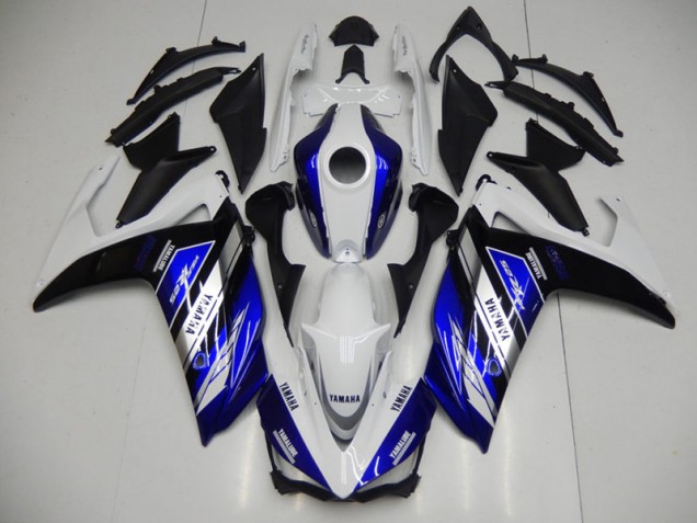 Azul Branco Abs Kit Carenagem & Plásticos Yamaha R3 15-22