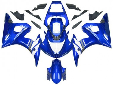 Azul Branco Abs Kit Carenagem & Plásticos Yamaha R6 03-05