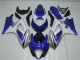 Azul Branco Abs Kits Carenagem Suzuki GSXR 1000 K7 07-08