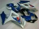 Azul Branco Abs Kits Completos Carenagem Suzuki GSXR 1000 K7 07-08 Azul Branco Abs Kits Completos Carenagem Suzuki GSXR 1000 K7 07-08