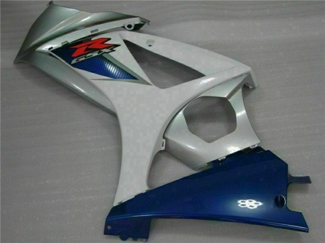 Azul Branco Abs Kits Completos Carenagem Suzuki GSXR 1000 K7 07-08 Azul Branco Abs Kits Completos Carenagem Suzuki GSXR 1000 K7 07-08