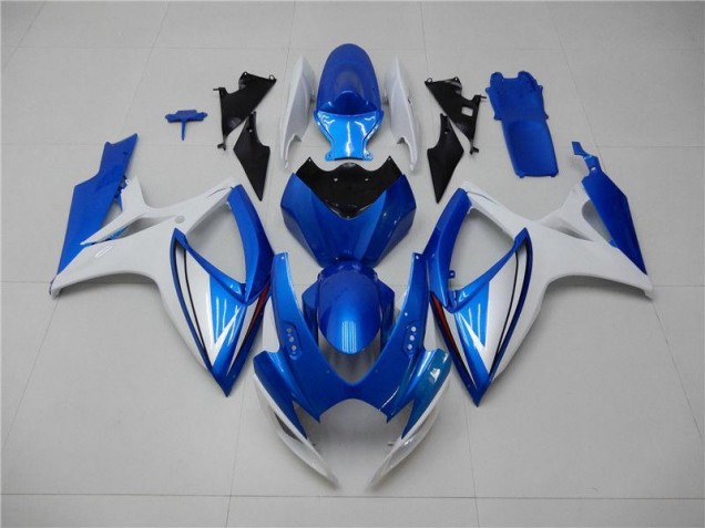 Azul Branco Abs Kits Completos Carenagem Suzuki GSXR 600 / 750 K6 06-07 Azul Branco Abs Kits Completos Carenagem Suzuki GSXR 600 / 750 K6 06-07