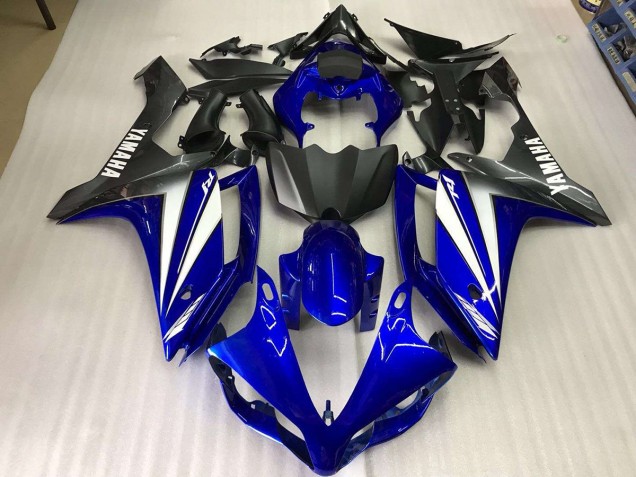 Azul Branco Abs Plástico Yamaha R1 07-08 Azul Branco Abs Plástico Yamaha R1 07-08