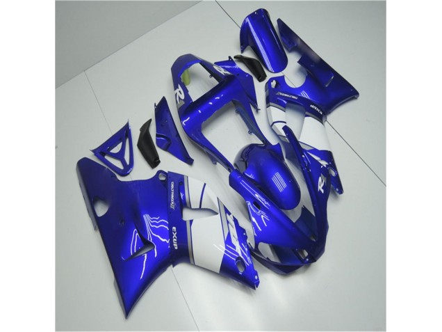 Azul Branco Abs Plásticos Yamaha R1 02-03 Azul Branco Abs Plásticos Yamaha R1 02-03