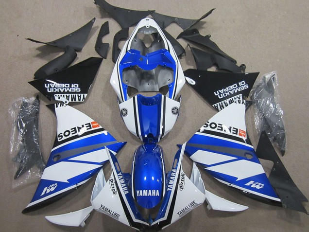 Azul Branco Azul Branco ENEOS Carenagem Yamaha R1 00-01 Azul Branco Azul Branco ENEOS Carenagem Yamaha R1 00-01