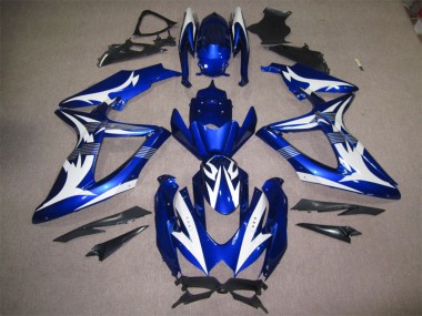 Azul Branco Carenagem Suzuki GSXR 600 K8 08-10