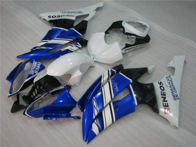 Azul Branco Carenagem Yamaha R6 08-16