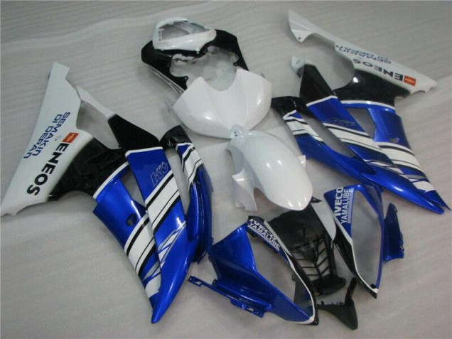 Azul Branco Carenagem Yamaha R6 08-16