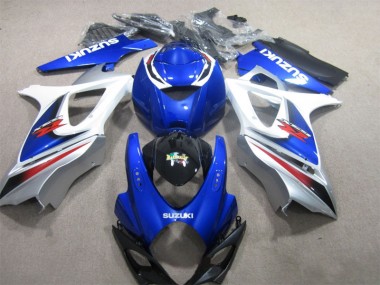 Azul Branco Carroçaria Suzuki GSXR 1000 K7 07-08
