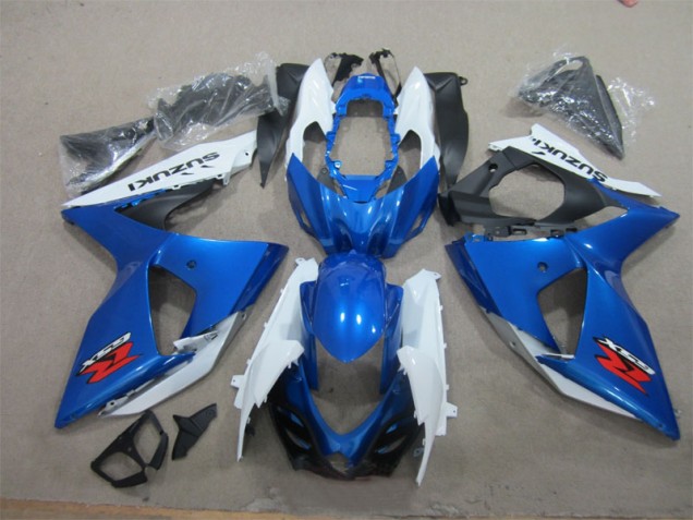 Azul Branco Carroçaria Suzuki GSXR 1000 K9 09-16 Azul Branco Carroçaria Suzuki GSXR 1000 K9 09-16