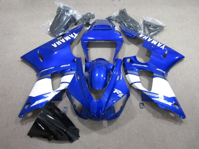 Azul Branco Decalque Carenagem Yamaha R1 98-99