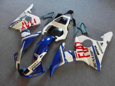 Azul Branco Fiat Carenagem Yamaha R6 03-05