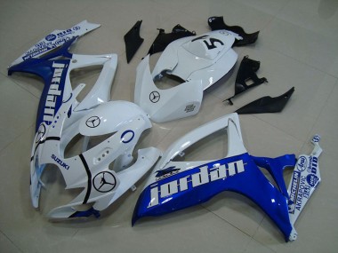 Azul Branco Jordan Carenagem Suzuki GSXR 750 K6 06-07