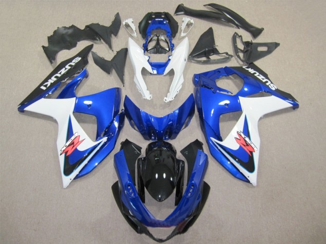 Azul Branco Kit Carenagem Suzuki GSXR 1000 K9 09-16