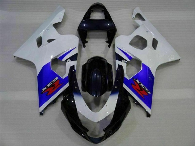Azul Branco Kit Carenagem Suzuki GSXR 600 / 750 K4 04-05 Azul Branco Kit Carenagem Suzuki GSXR 600 / 750 K4 04-05