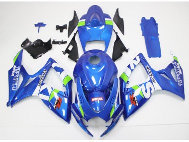 Azul Branco Kit Carenagem Suzuki GSXR 600 / 750 K6 06-07