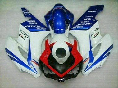 Azul Branco Kit Completo Carenagem Honda CBR 1000RR 04-05