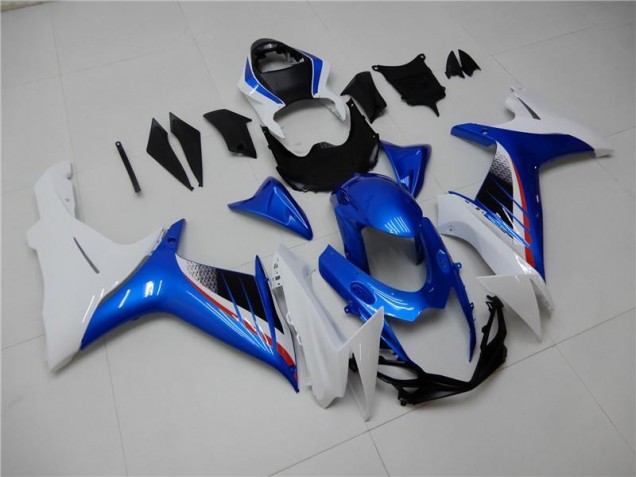 Azul Branco Kit Completo Carenagem Suzuki GSXR 600 / 750 K11 11-21 Azul Branco Kit Completo Carenagem Suzuki GSXR 600 / 750 K11 11-21