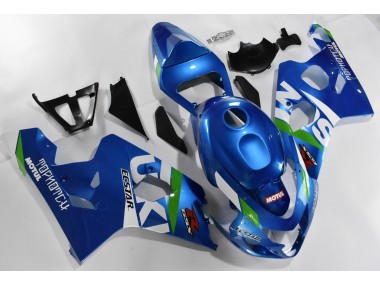 Azul Branco Kit Completo Carenagem Suzuki GSXR 600 / 750 K4 04-05