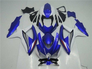 Azul Branco Kit Completo Carenagem Suzuki GSXR 600 / 750 K8 08-10