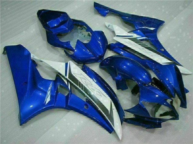 Azul Branco Kits Carenagem Yamaha R6 06-07