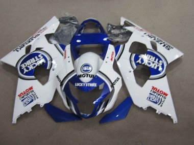 Azul Branco Lucky Strike Motul Carenagem Suzuki GSXR 600 K4 04-05