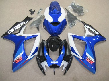 Azul Branco Plástico Suzuki GSXR 600 K6 06-07