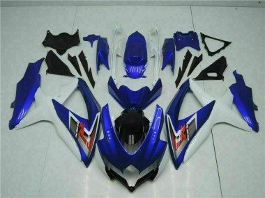 Azul Branco Plásticos Suzuki GSXR 600 / 750 K8 08-10
