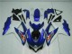 Azul Branco Plásticos Suzuki GSXR 600 / 750 K8 08-10 Azul Branco Plásticos Suzuki GSXR 600 / 750 K8 08-10