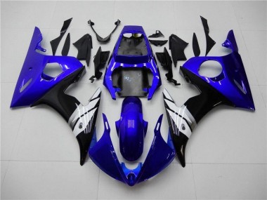 Azul Branco Preto Carenagem Yamaha R6 03-05