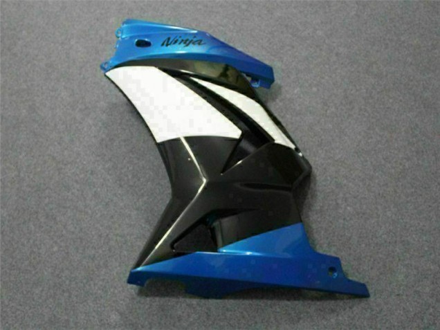 Azul Branco Preto Ninja Abs Plásticos Kawasaki EX250 08-12 Azul Branco Preto Ninja Abs Plásticos Kawasaki EX250 08-12