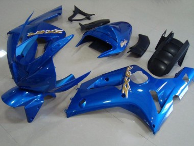 Azul Carenagem Kawasaki ZX6R 03-04