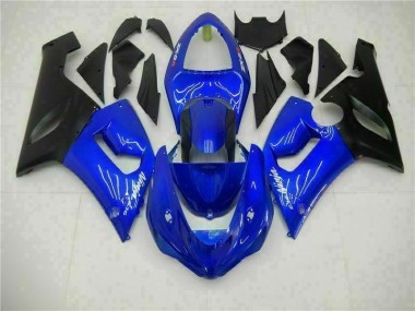 Azul Carroçaria Kawasaki ZX6R 05-06