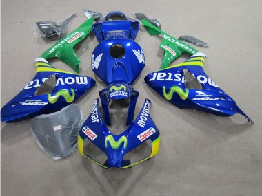 Azul Movistar Castrol Carenagem Suzuki GSXR 600 K6 06-07