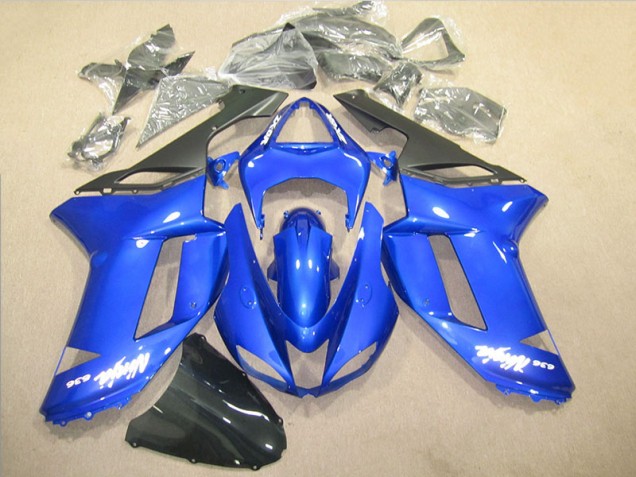Azul Ninja 636 Carenagem Kawasaki ZX6R 07-08 Azul Ninja 636 Carenagem Kawasaki ZX6R 07-08
