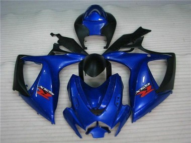 Azul Plásticos Suzuki GSXR 600 / 750 K6 06-07