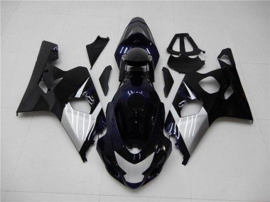 Azul Prata Carenagem Suzuki GSXR 600 / 750 K4 04-05
